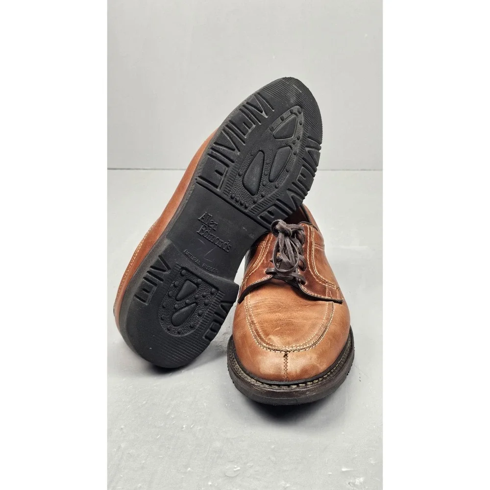 Allen Edmonds Wilbert Dress Shoes Mens Size 10.5 D Brown Leather Casual Made USA